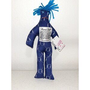 Dammit Doll 12” Stuffed Plush Doll Knots Nautical Navy Blue New